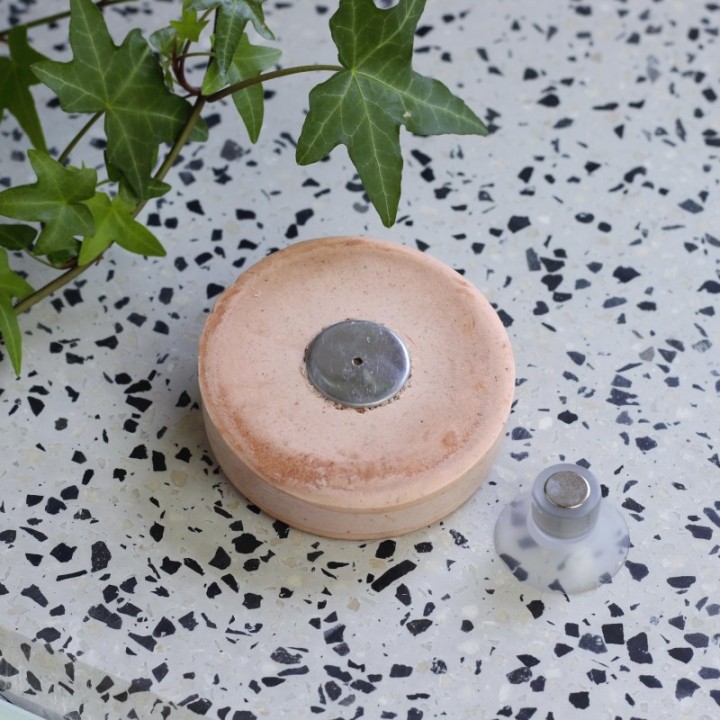 Magnetische Seifenschale aus Edelstahl, mit Saugnapf - 1 Stck. - Lamazuna