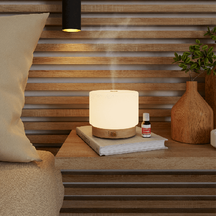 Diffusore di oli essenziali a ultrasuoni e aiuto per il sonno, LISALIA - Innobiz