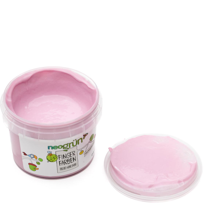 Peinture à doigt pour enfants, écologique et sûre - Pack "LUKA", 4x120g - neogrün