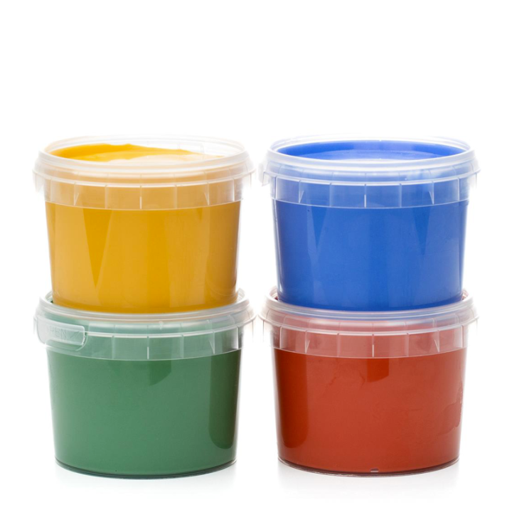Fingerfarben für Kinder, umweltfreundlich und sicher - MOD, 120g - neogrün