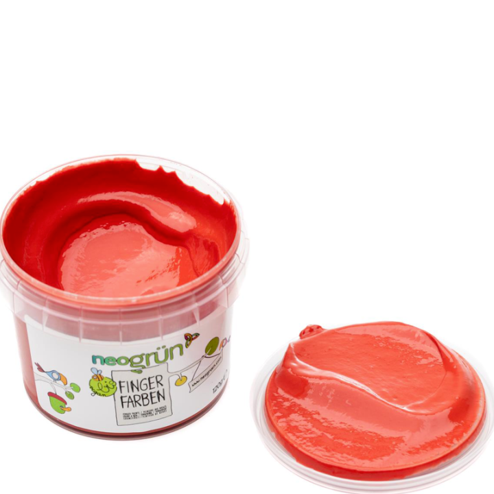 Fingerfarben für Kinder, umweltfreundlich und sicher - MOD, 120g - neogrün