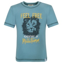 Nachhaltiges "Löwe" T-Shirt für Kinder (entworfen in Deutschland, hergestellt in Portugal) - 4 Größen, 2 bis 9 Jahre - MilliTom