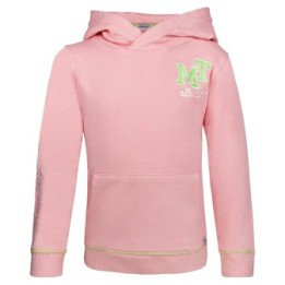 Nachhaltiges Kinder-Kapuzensweatshirt "Cool Sleeve" Rose (hergestellt in Portugal) - 4 Größen, 2 bis 9 Jahre - MilliTomm