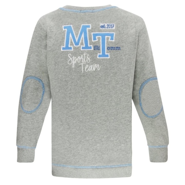 Maglia resistente per bambini "MT" Grigio , sostenibile per bambini (made in Portugal) - 4 taglie, da 2 a 9 anni - MilliTomm