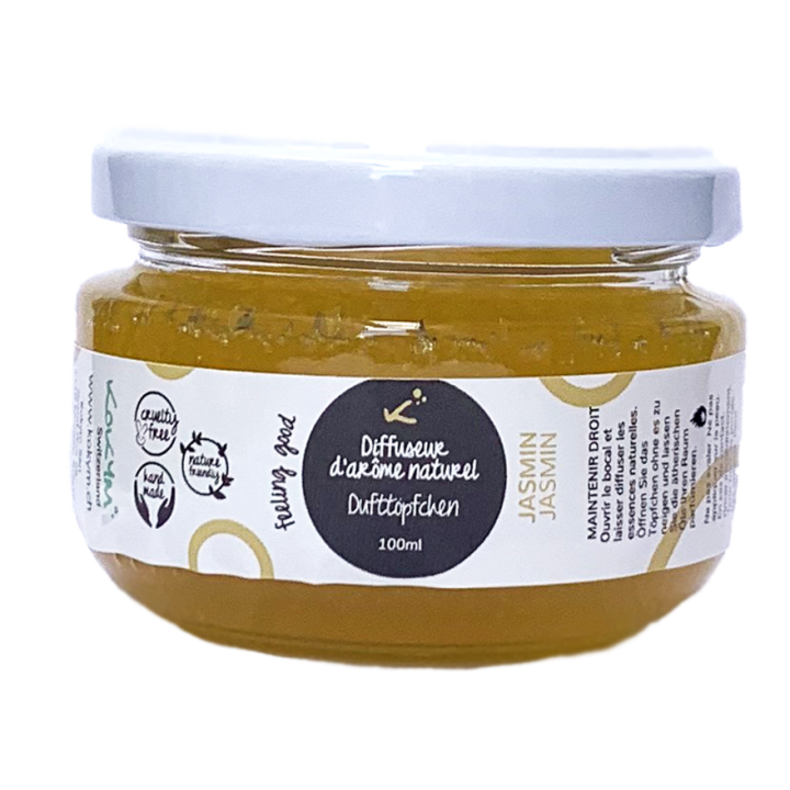 Vaso aromatico naturale - Gelsomino, antiodore - 100ml - Kokym Svizzera