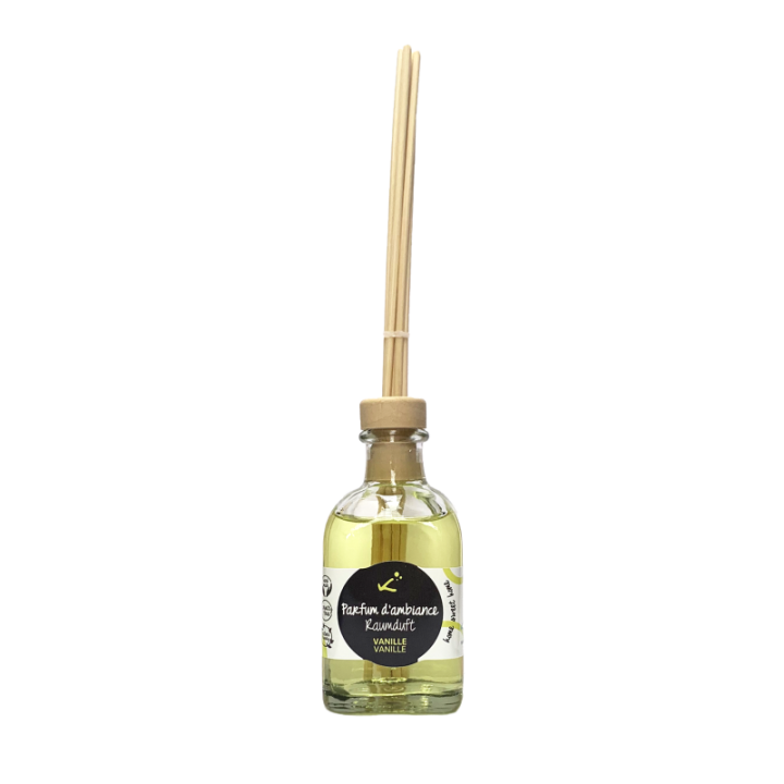 Diffusore per bastoncini, Vaniglia, ecologico - 100ml - Kokym Switzerland