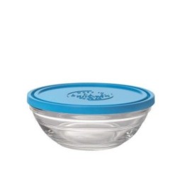 Runde Salatschüssel aus gehärtetem Glas mit Deckel - 17cm - Duralex