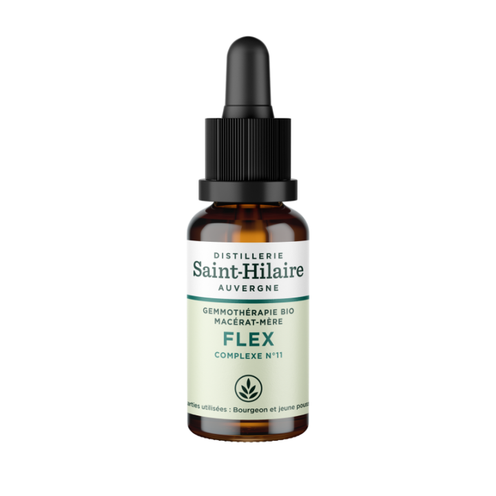 Macérat-mère BIO (Gemmothérapie), Complexe N°11, Flex (Help'Articulations) - 30ml - Saint-Hilaire