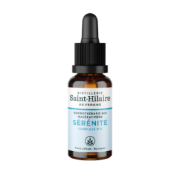 Macérat-mère BIO (Gemmothérapie), Complexe N°5, Sérénité (Help'Stress) - 30ml - Saint-Hilaire