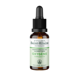 Macérat-mère BIO (Gemmothérapie), Complexe N°1, Oxygène (Help'Sinus) - 30ml - Saint-Hilaire