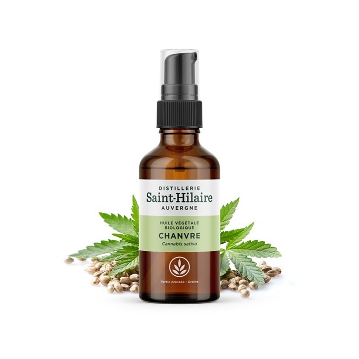 Pflanzliche Bio-Hanföl - 50ml - De Saint Hilaire
