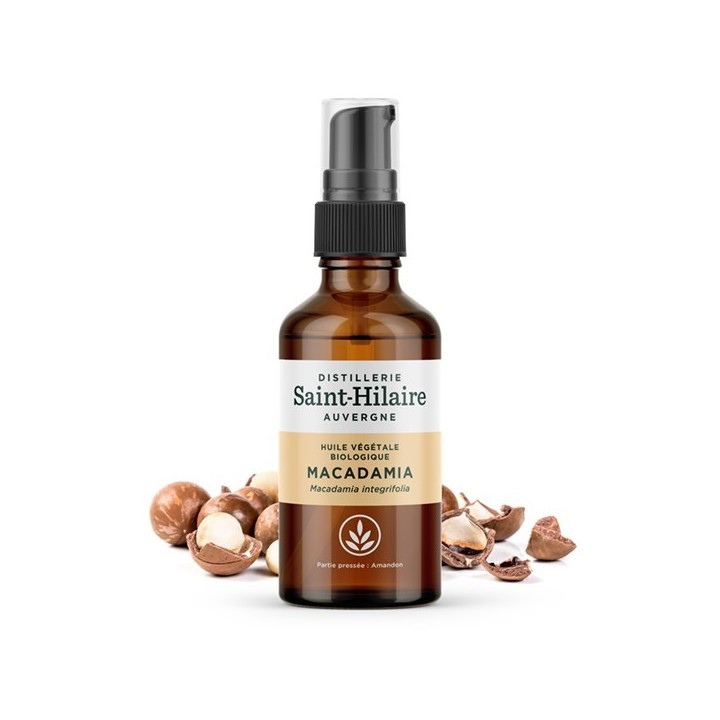 Pflanzliche Bio-Macadamiaöl - 50ml - De Saint Hilaire