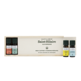 Coffert en bois de MOD pour acceuillir 10 huiles essentielles de 10ml - Saint-HialireIELLES