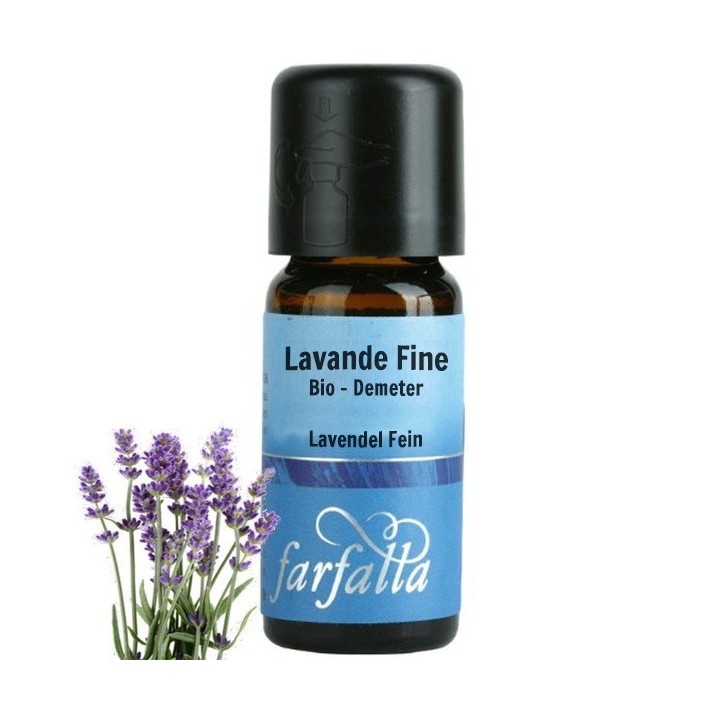 Ätherische Öle - Lavendel fein Demeter - 100 % natürlich - 10 ml - Farfalla