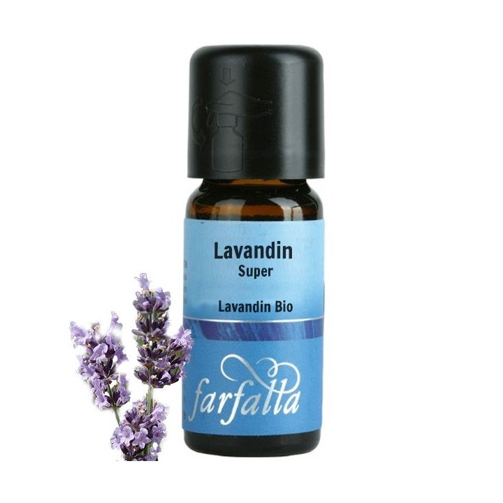 Ätherische Öle - Lavandin Super Bio - 100 % natürlich - 10 ml - Farfalla