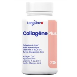 Kollagen PLUS, Trägt zur Geschmeidigkeit des Körpergewebes bei - 90 Kapseln - Longline