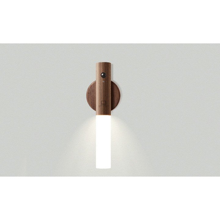 Intelligente Stablampe EcoConcue aus Walnussholz - Gingko Design