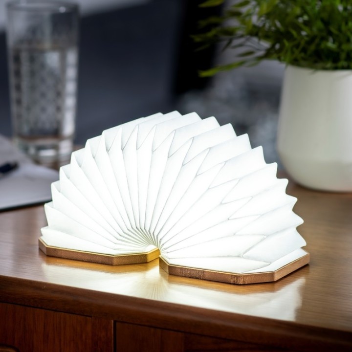 Lampada a fisarmonica in bambù - Gingko Design