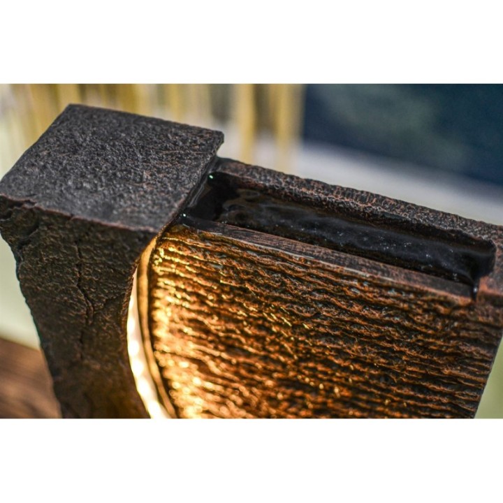 Zimmerbrunnen - "Jati" (mit LED-Band)- Zen'Light