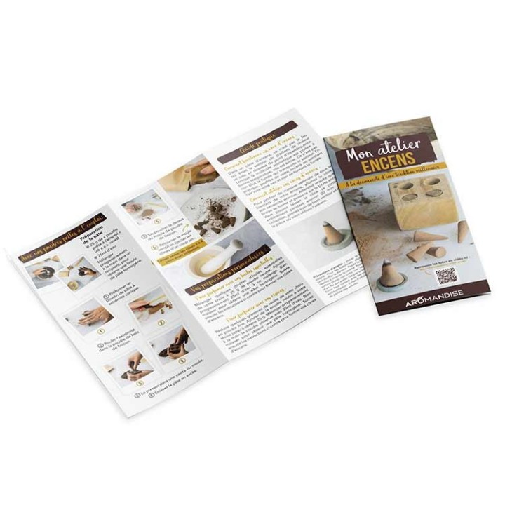 Set "Il mio laboratorio di incenso fai da te" per creare il vostro incenso, 100% naturale - Aromandise