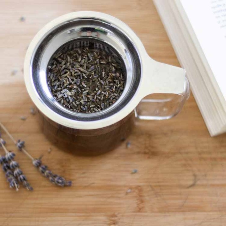 Mug aus Borosilikatglas mit Deckel und integriertem Filter - 0,35L - Aromandise