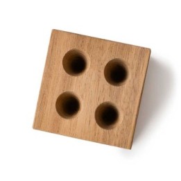 Holzform für Räucherkegel zum Selbermachen (DIY) - Für 4 Kegel - Aromandise