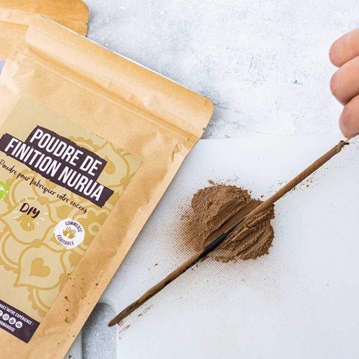 Fertigpulver "Nurua" für Räucherstäbchen zum Selbermachen (DIY), 100% natürlich - 100g - Aromandise