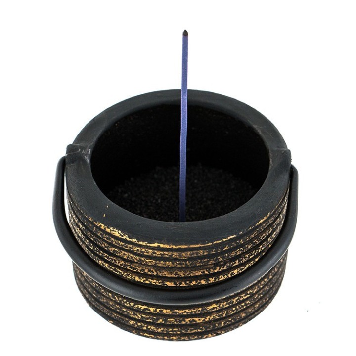 Encensoir Brazero en fonte, pour résines, encens & plantes aromatiques - Aromandise