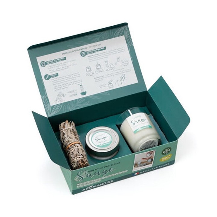 Set salvia "Il mio rituale di protezione" - 3 prodotti - Aromandise