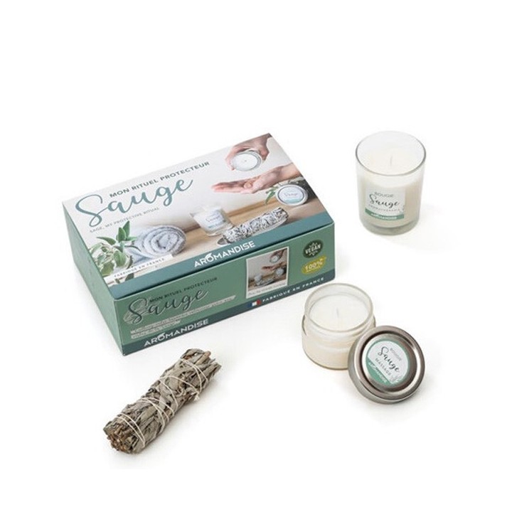 Set salvia "Il mio rituale di protezione" - 3 prodotti - Aromandise