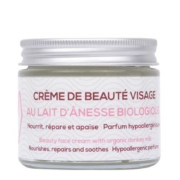 Bio-Gesichtscreme mit Eselinnenmilch von den Azoren - 50ml - Oléanat