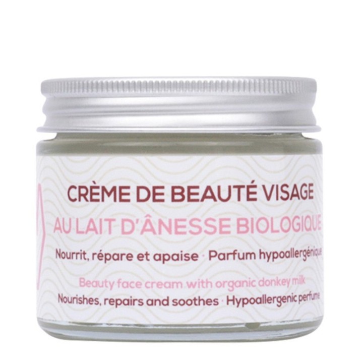 Bio-Gesichtscreme mit Eselinnenmilch von den Azoren - 50ml - Oléanat