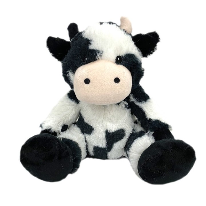 Riscaldamento peluche di grano da riscaldare nel microonde - Mucca  - Pelucho (L'artisan du bien-être)