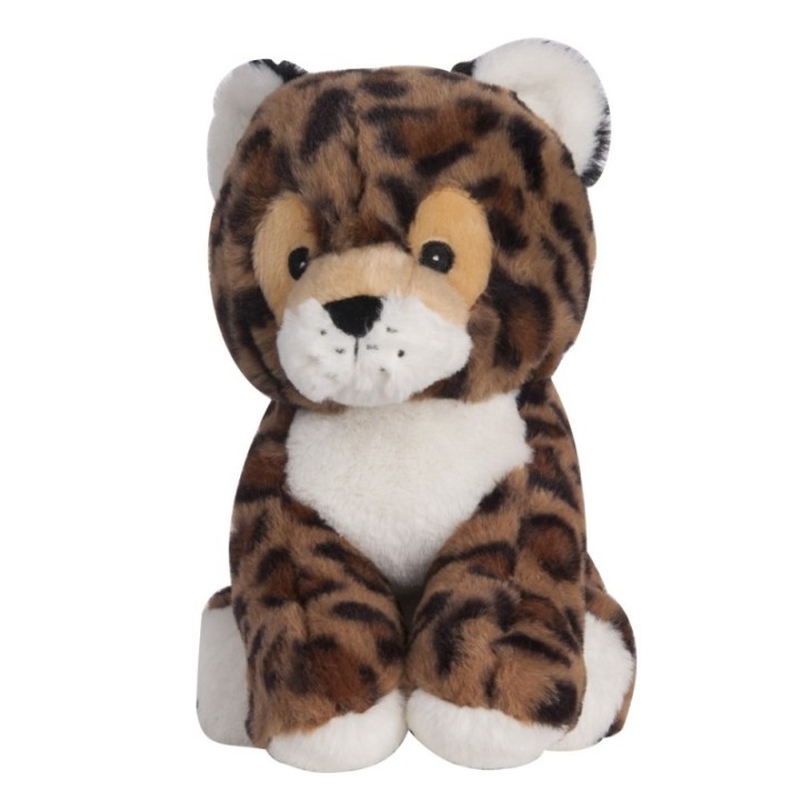 Peluche bouillotte à base de blé à chauffer au micro-ondes - Léopard - Pelucho (L'artisan du bien-être)