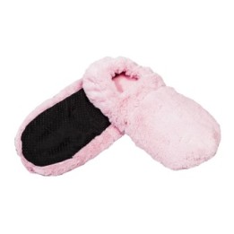 Pantofole riscaldate di grano, da riscaldare nel microonde - Rosa - Pelucho (L'artisan du Bien-être)