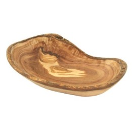 Ciotola rustica in legno d'ulivo - 14-16 cm - Olivenholz Erleben