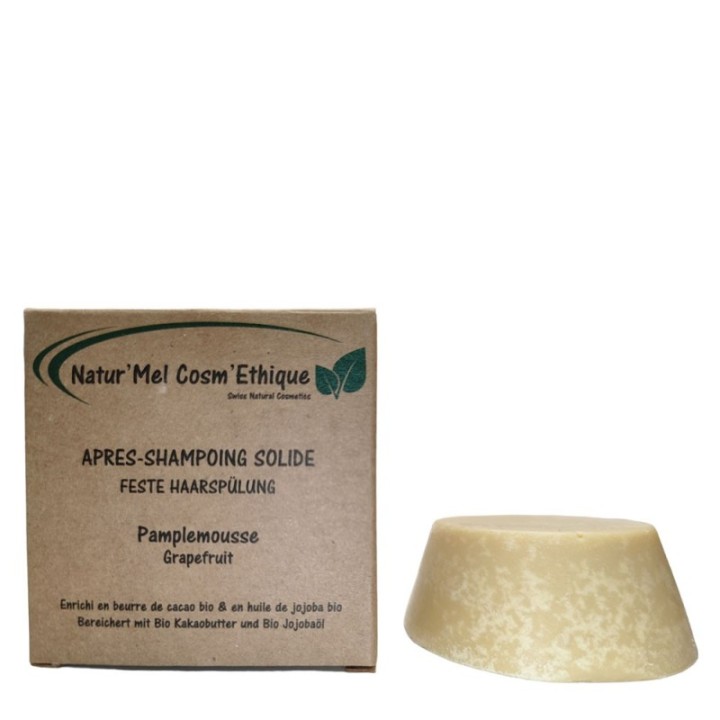 Balsamo solido biologico e svizzero al pompelmo - 65 g - Natur'Mel Cosm'Ethique