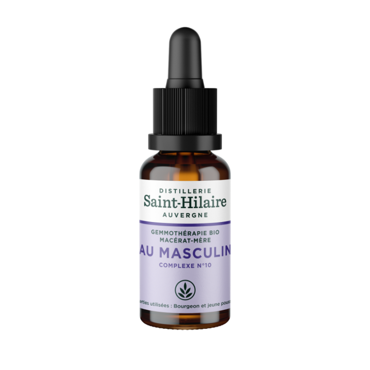 Complesso macerato di gemme organico, N°10, Nel maschile - 30ml - Saint-Hilaire