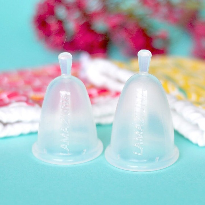 Coppetta mestruale, 100% silicone medicale, 100% francese - Dimensione 1 - Lamazuna