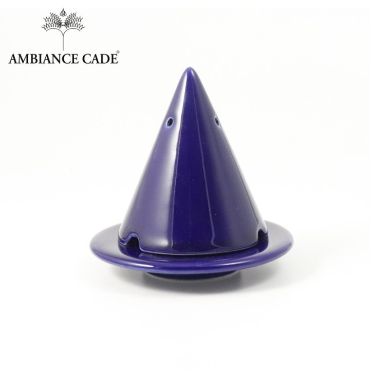 Lampada Merlin per bruciare il legno di cade, Blu cobalto - Ambiance Cade