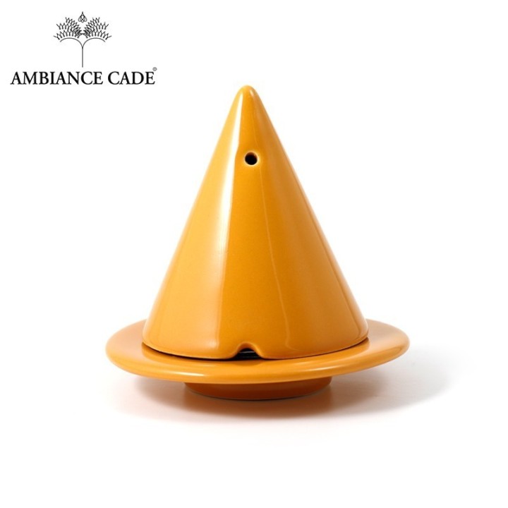 Merlin-Lampe zum Verbrennen von Kade-Holz, Senape - Ambiance Cade