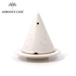 Lampe de Merlin pour bois de cade, Blanche Mouchetée - Ambiance Cade