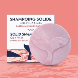 Shampoo solido per capelli grassi, profumo di pompelmo - 85 g - The Green Emporium
