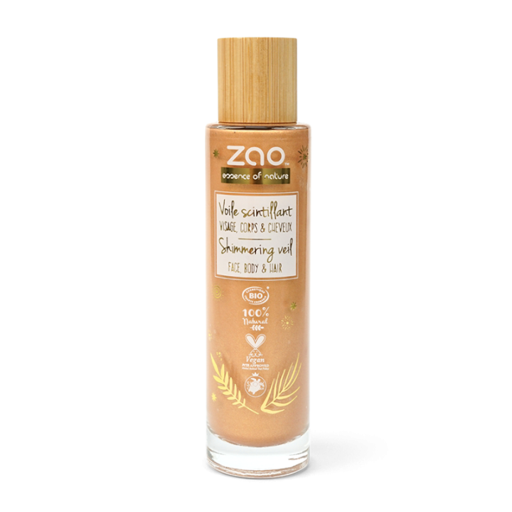 Schimmernder und leuchtender Schleier, BIO & Vegan für Gesicht, Körper & Haare - N° 695 - Zao