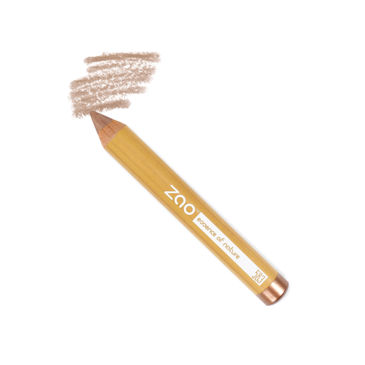 Jumbo-Augenstift - 100% natürlich, Bio & Vegan - Nr. 383, Taupe irisierend - Zao