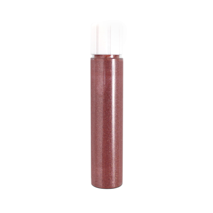 Recharge, Gloss BIO, 100% d’origine naturelle - N° 015, Glam brown - Zao