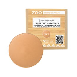 Nachfüller Mineralische Terrakotta Pulver, Bio & Vegan - N°341, Golden Copper - Zao