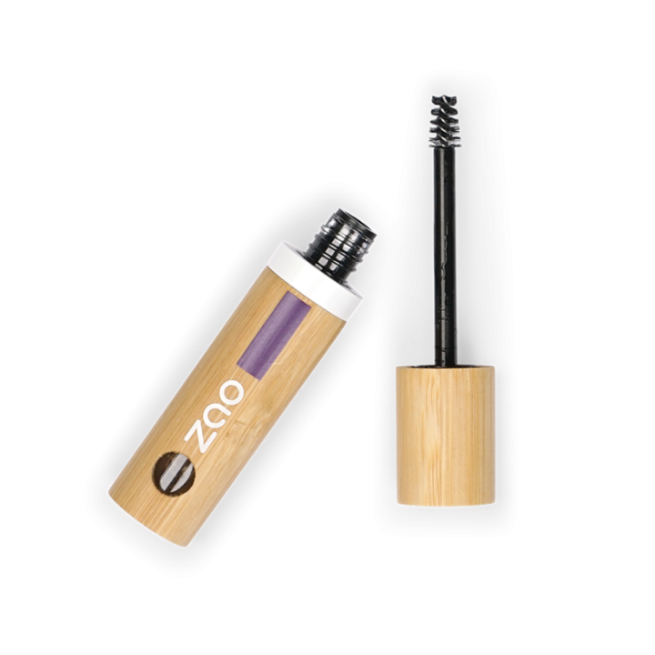 Gel fissante per sopracciglia, Discipline & Sculpt - 100% naturale, biologico e vegano - N° 050, trasparente - Zao
