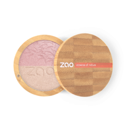 Shine-up, Enlumineur et poudre magique irisée - 100% naturel, Bio & Vegan - N° 311, Duo - Zao