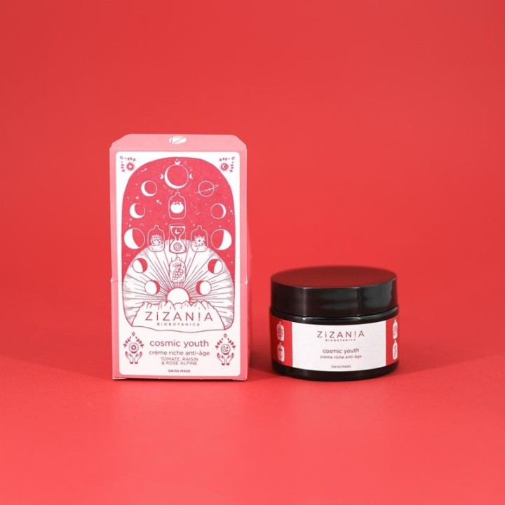 Cosmic Youth, Crème riche anti-âge - Suisse & Bio - 50ml - Zizania